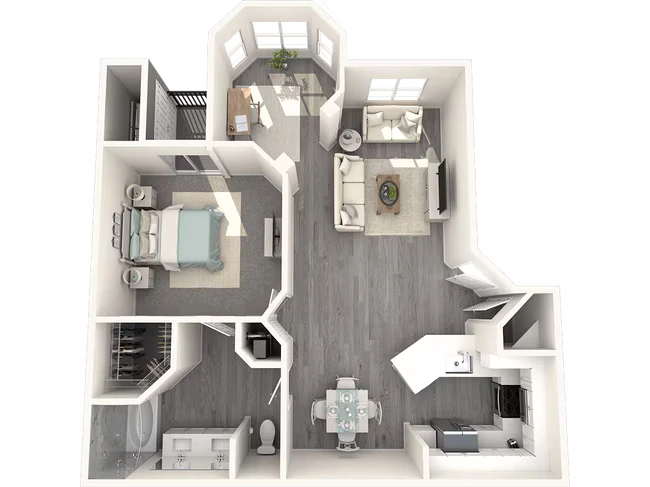 1×1 study 0616 floor plan